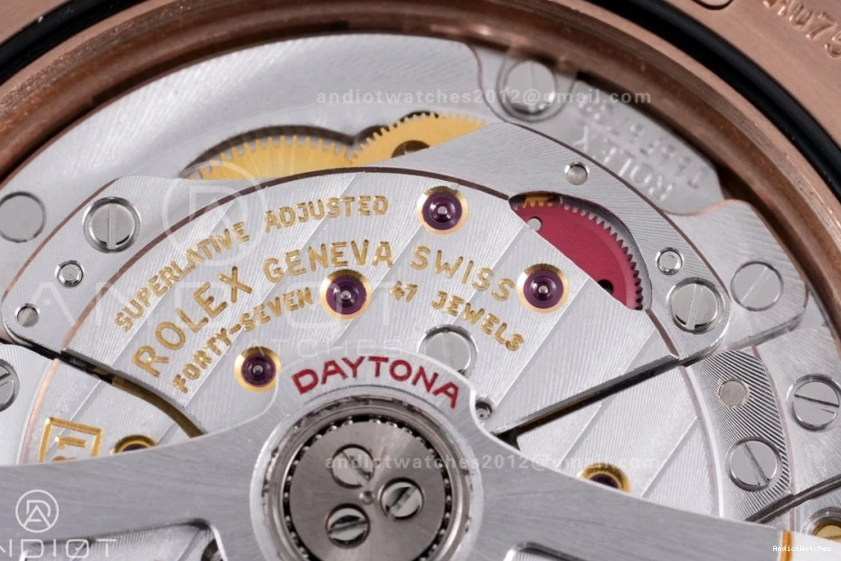 Best Edition Sub-dial VSF 1:1 DD Dial Gain Sophisticated Oyster RG Black Weight Bracelet On 786 Daytona 126505 1226